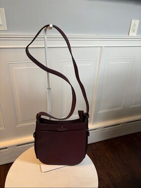 kate spade Pebbled Wine Crossbody Bag